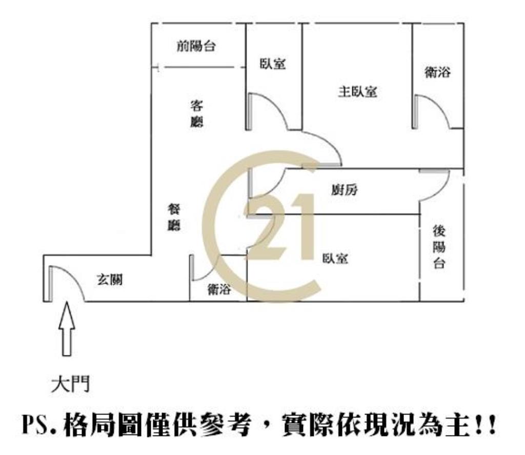 宏盛水悅美景三房車-D53
