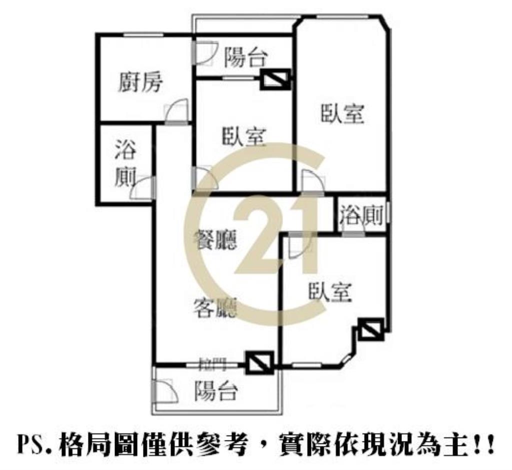 躍馬中原精品三房車-B55