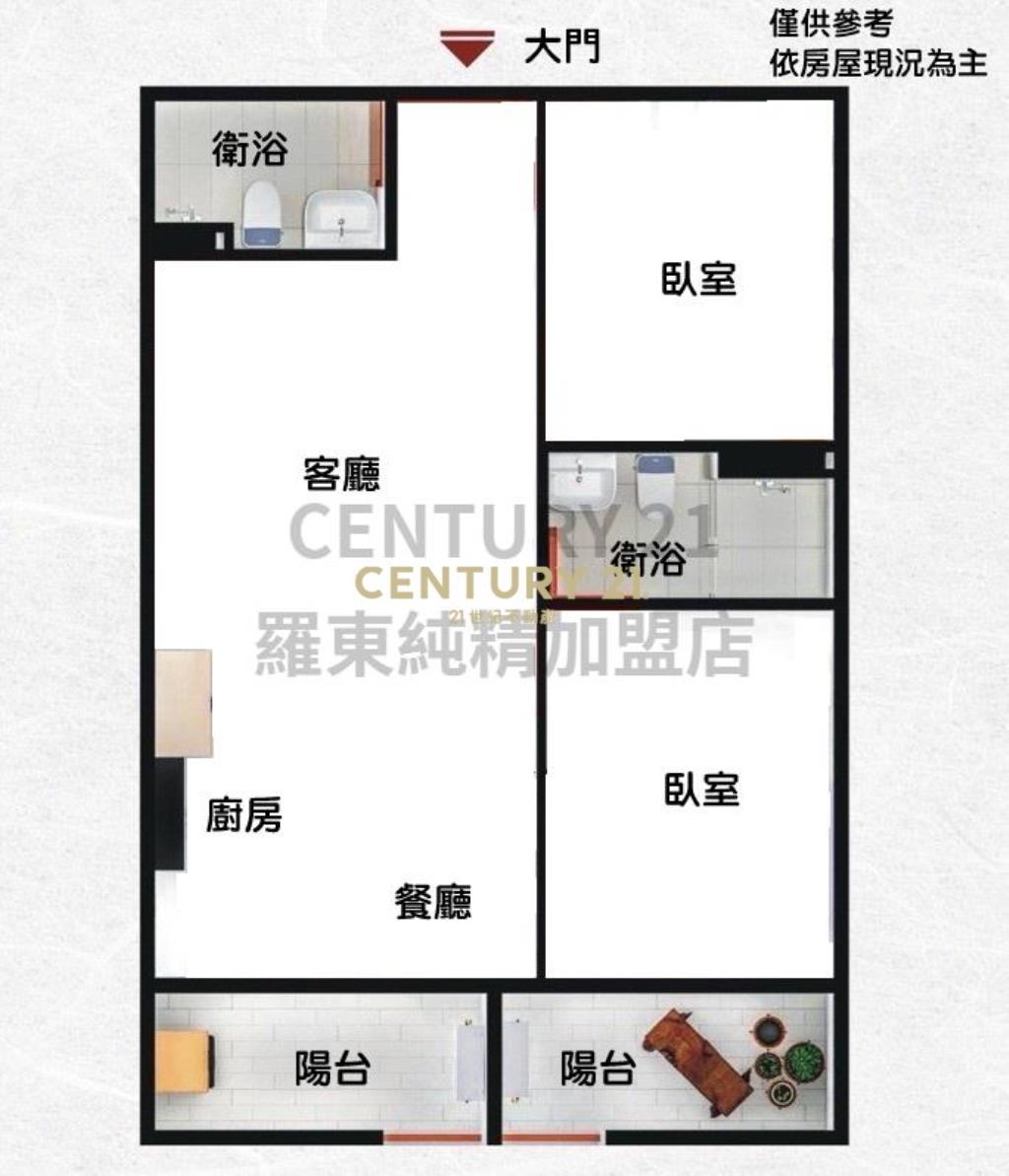 EA310五結全新2房2陽台華廈
