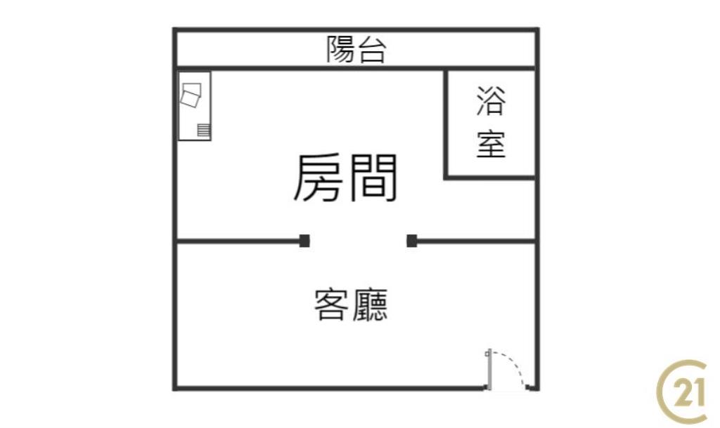 JA473怡園低總價套房