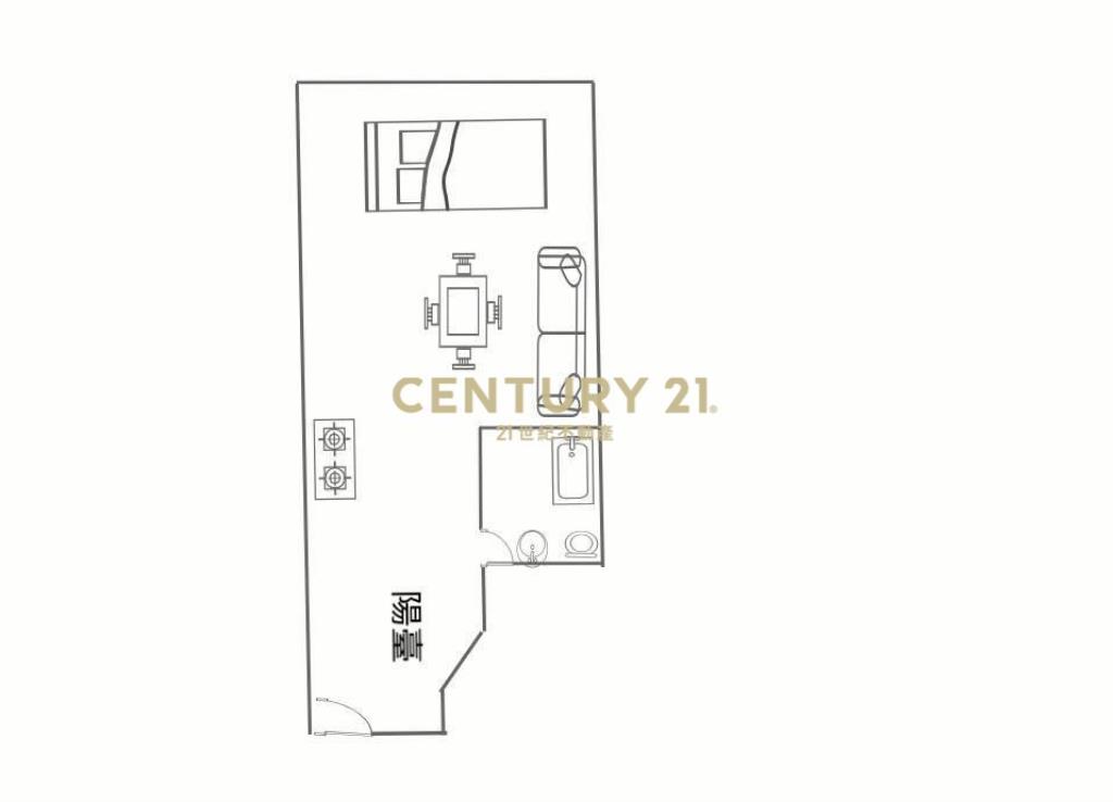  DA969礁溪溫紀一高樓層可格一房一廳