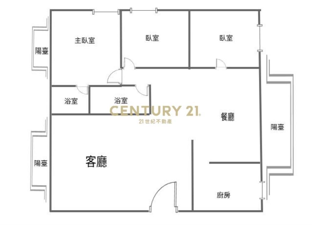 GA257文化中心學區大坪數三房華廈