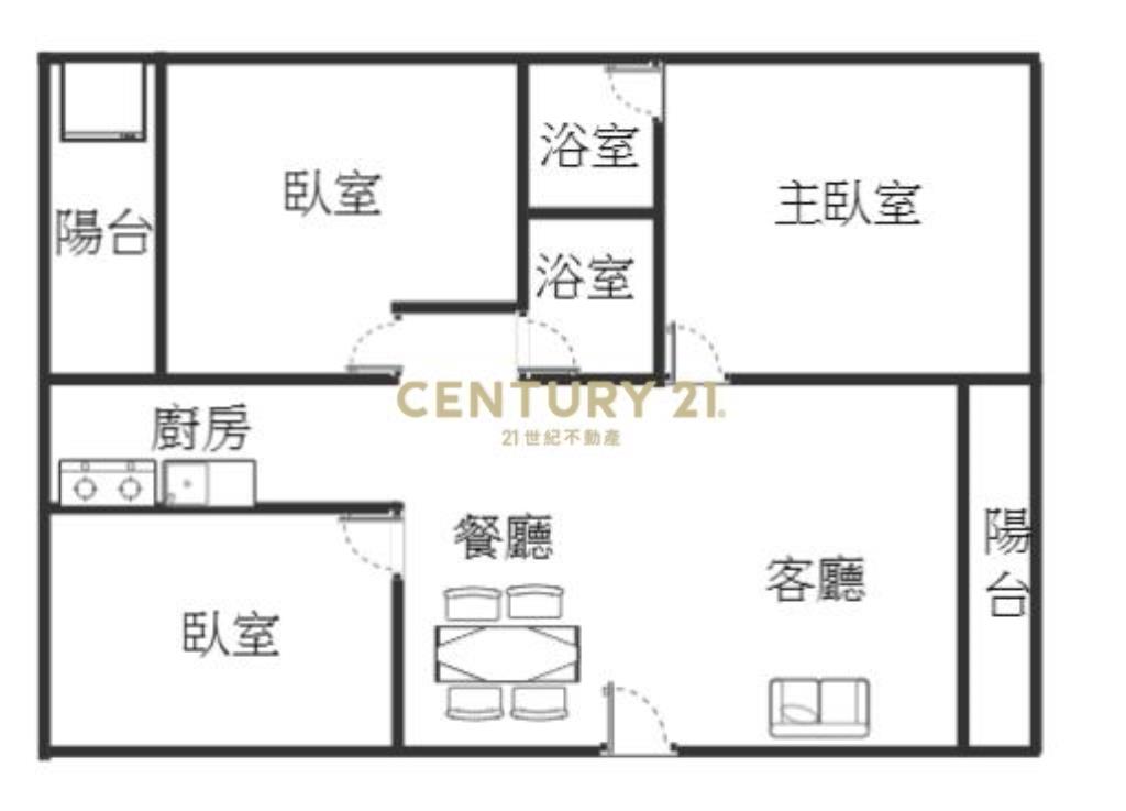 GA260正市區黃金地段三房美廈