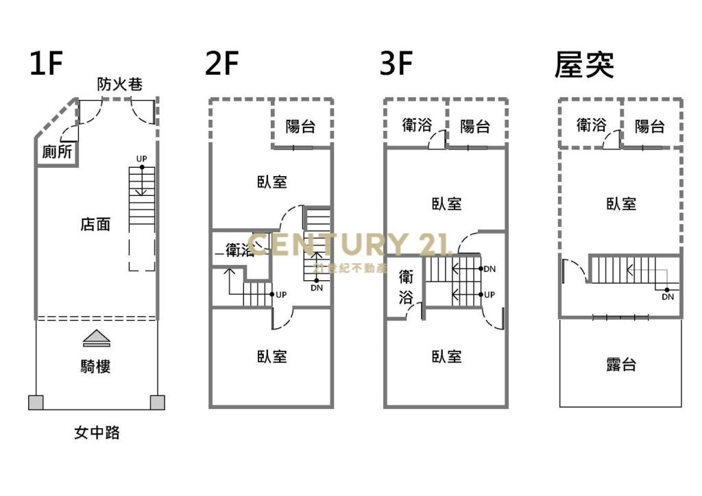 GB305宜大後門第一排高坪效透天金店面