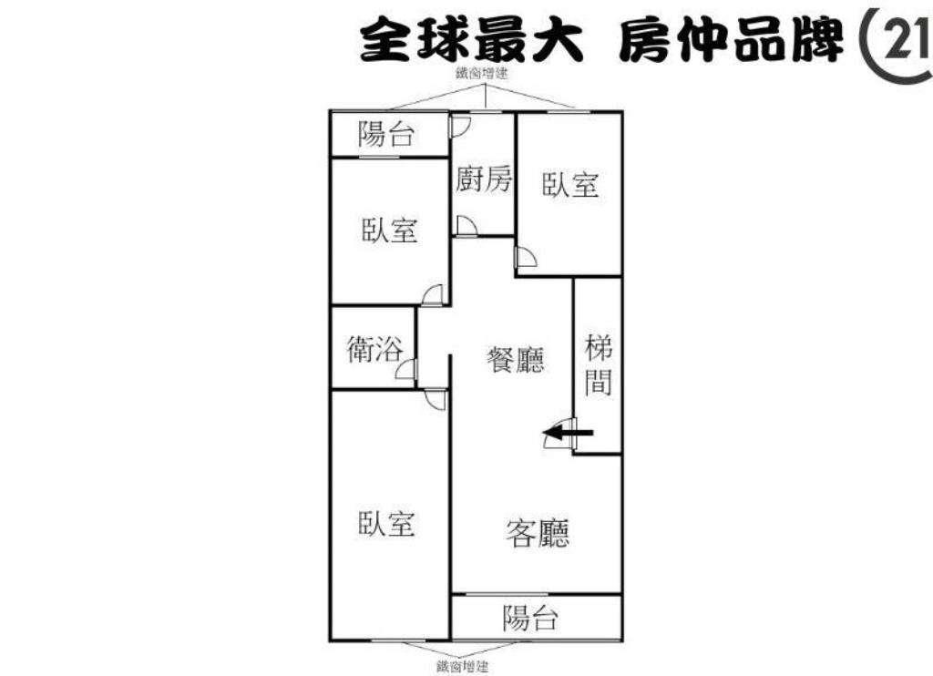 ㊝近景安站樹海景觀方正二樓  