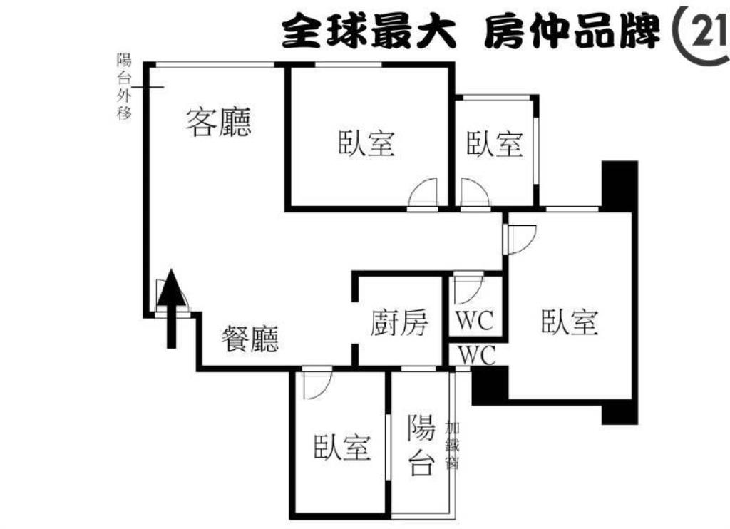 ㊝台灣世家電梯四房