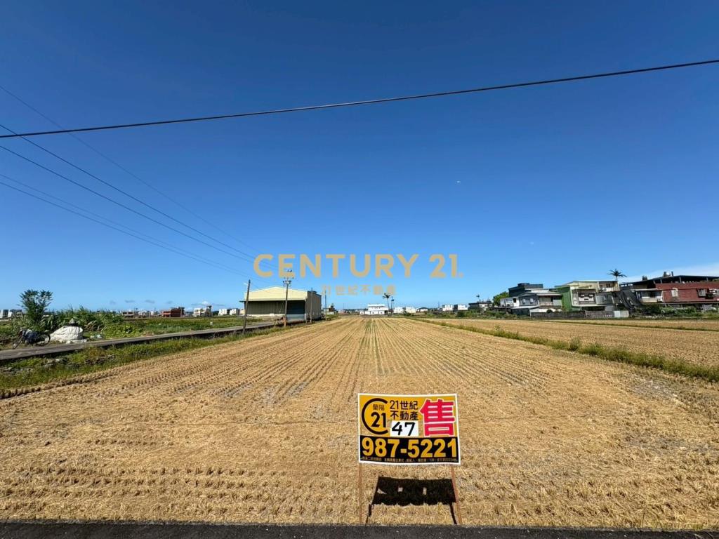 JC346壯圍獨家大面寬千坪美農地