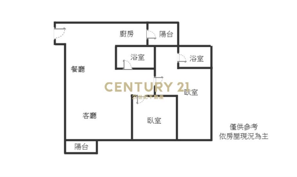IA150宜市縣民大道旁挑高二房華廈