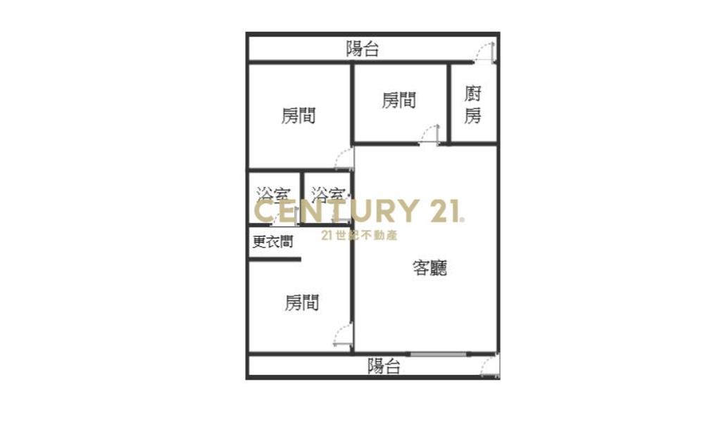 LA153市中心美裝大三房