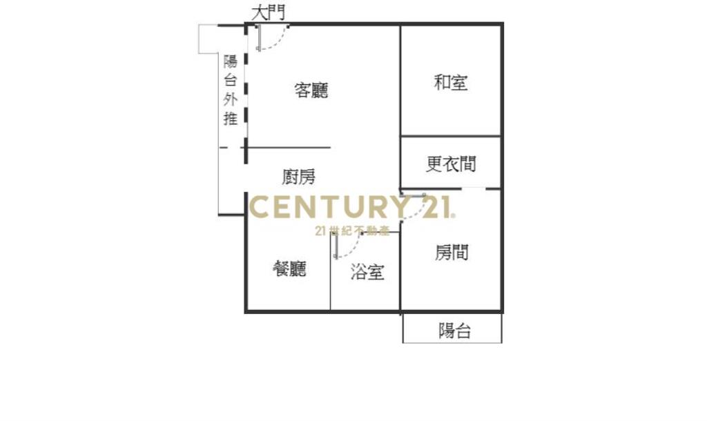 LA156新月旁電梯二房