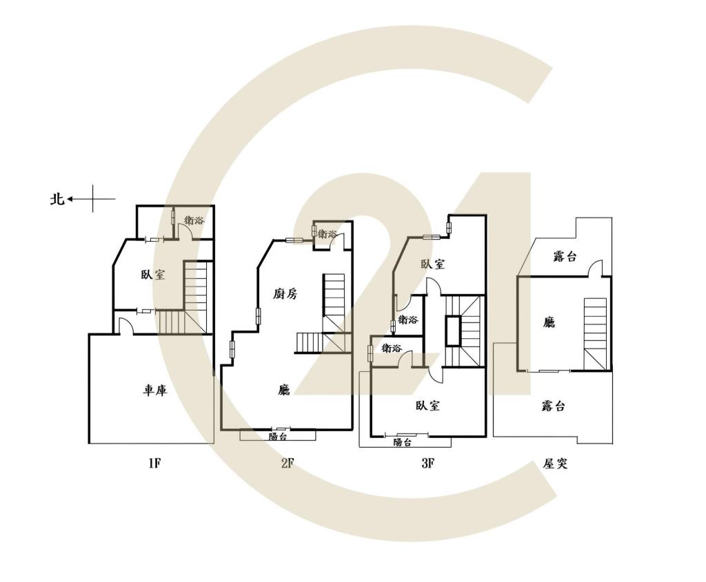 富暘富墅全新邊間大面寬別墅