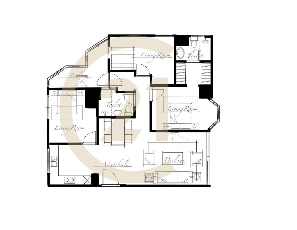 京馥特區美三房平車