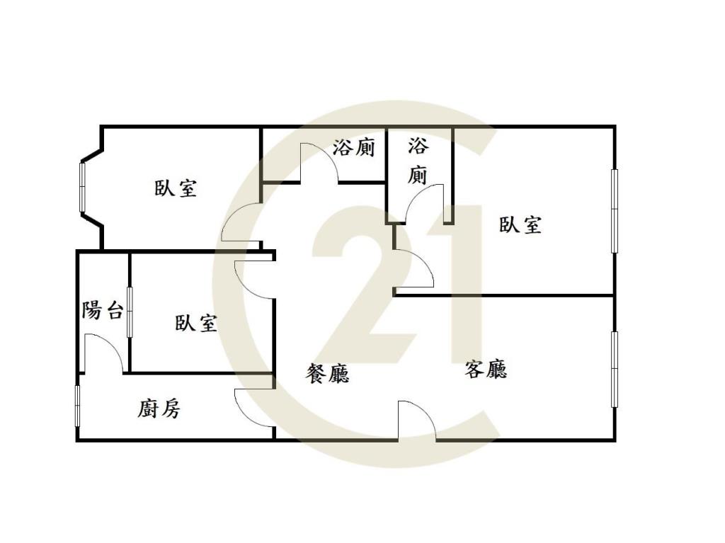 大里綠園金邸稀有三房平車