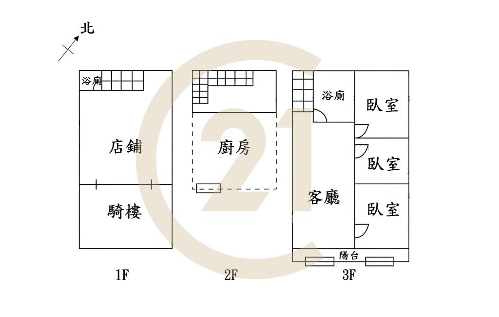 樂群街大面寬樓店