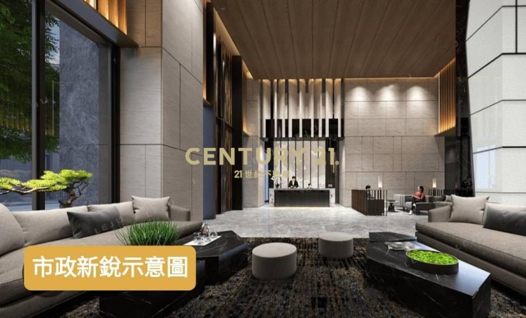 七期市政新銳高樓視野戶2房+車位