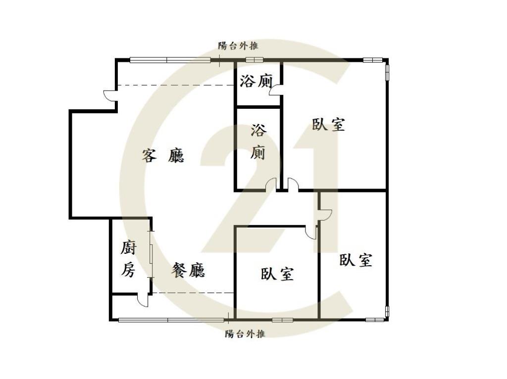 麥克阿瑟3房寧靜屋