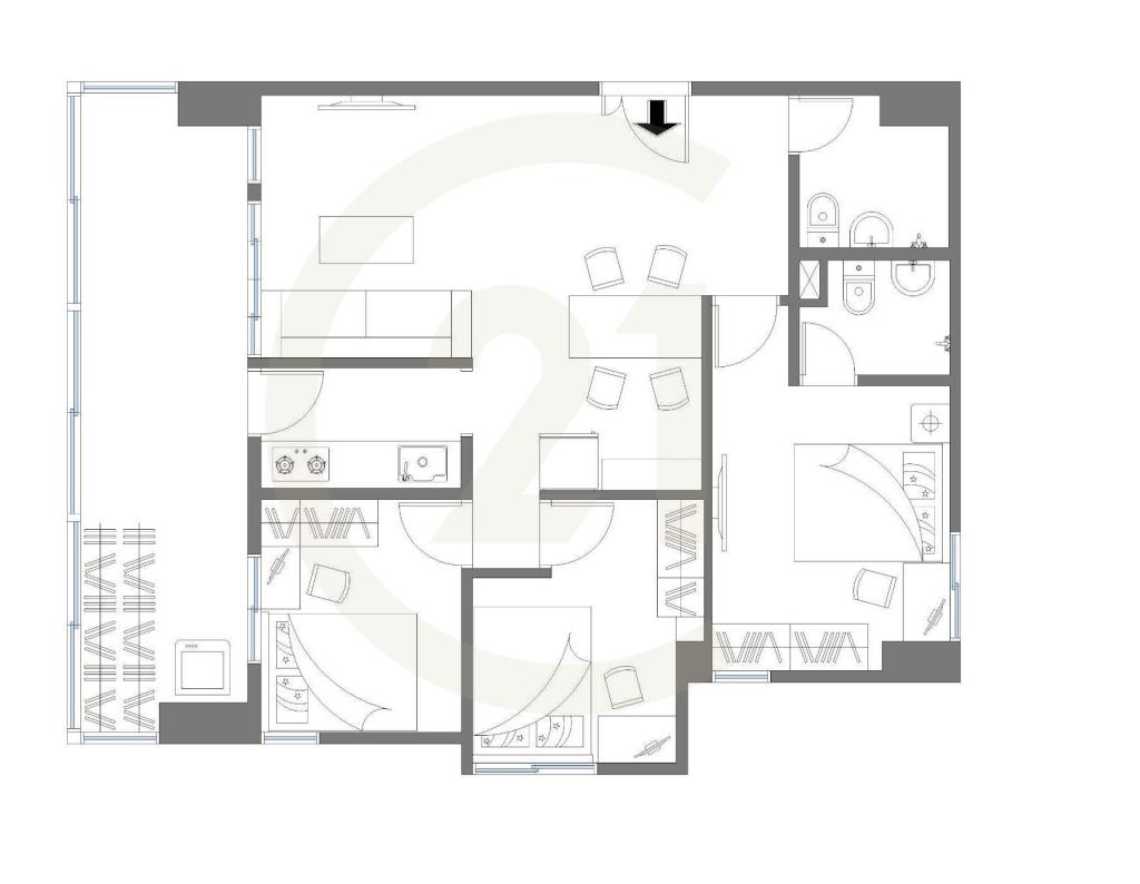 大慶捷運站全新整理美3房