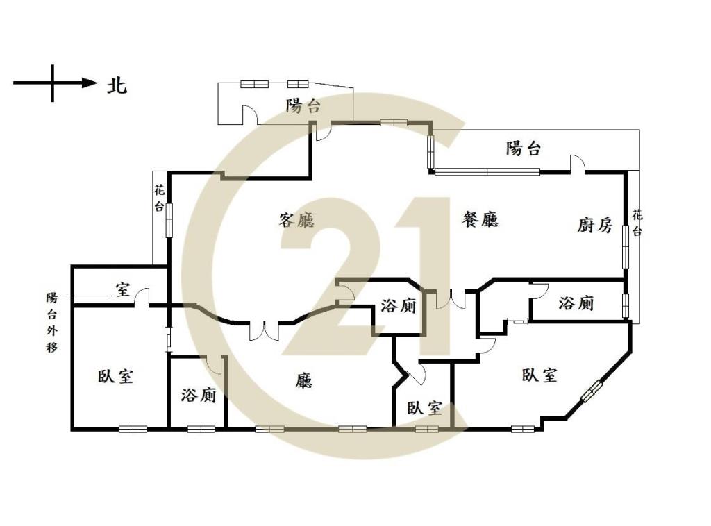 中國醫旁整層辦公室