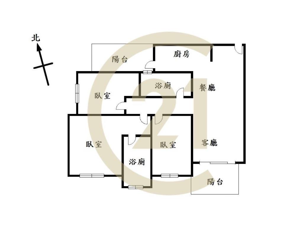 和宜上美3房平車