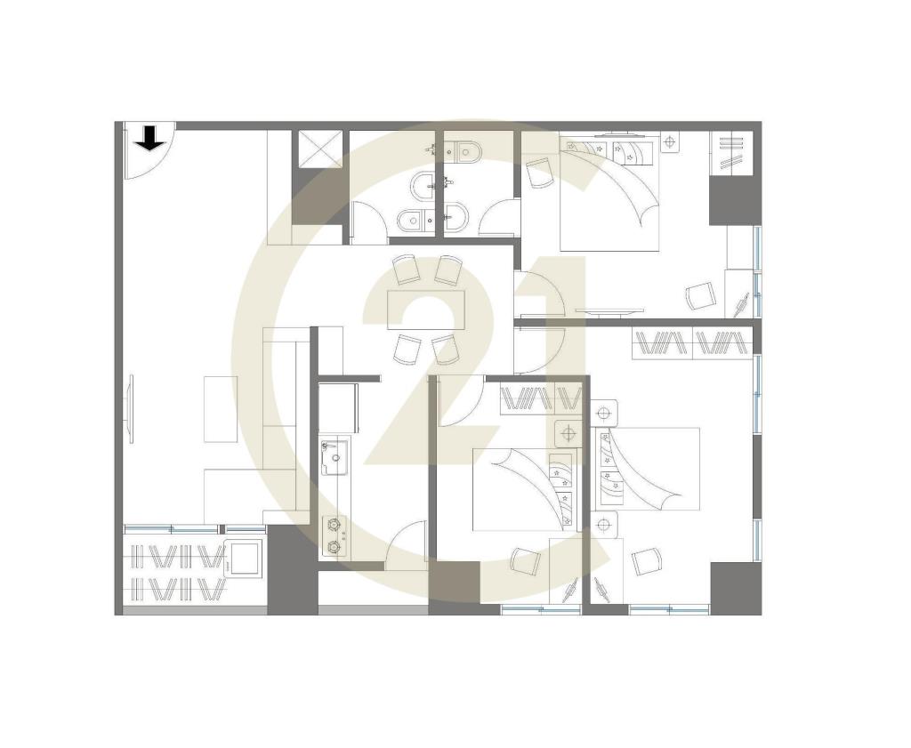 全新整理北屯東光園道3房+車位