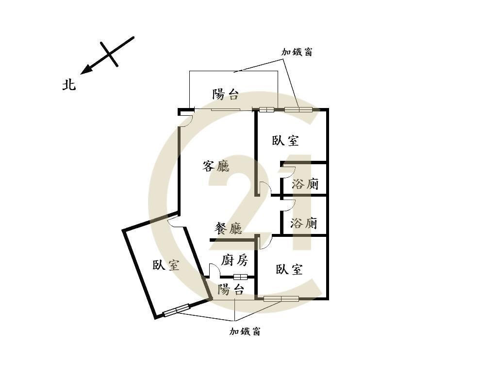 頭家國小低總價邊間3房
