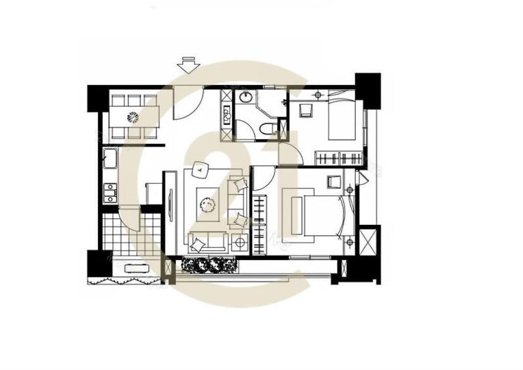 國聚之幸2房平車次頂樓