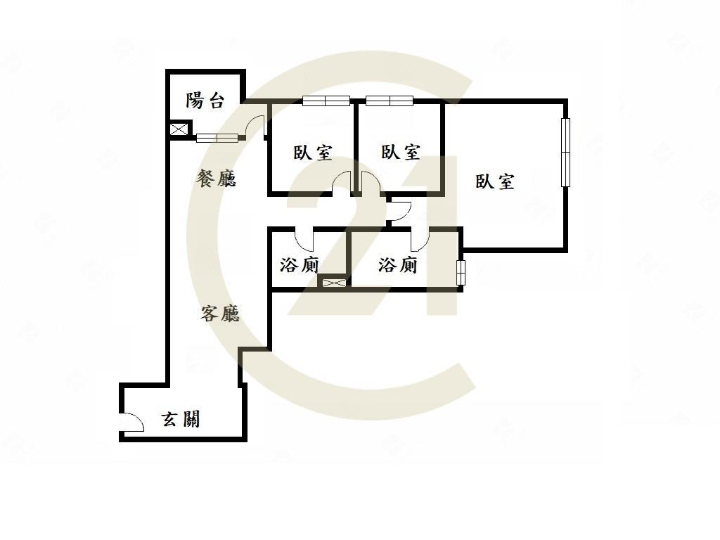 七期市政新銳邊間三房平車