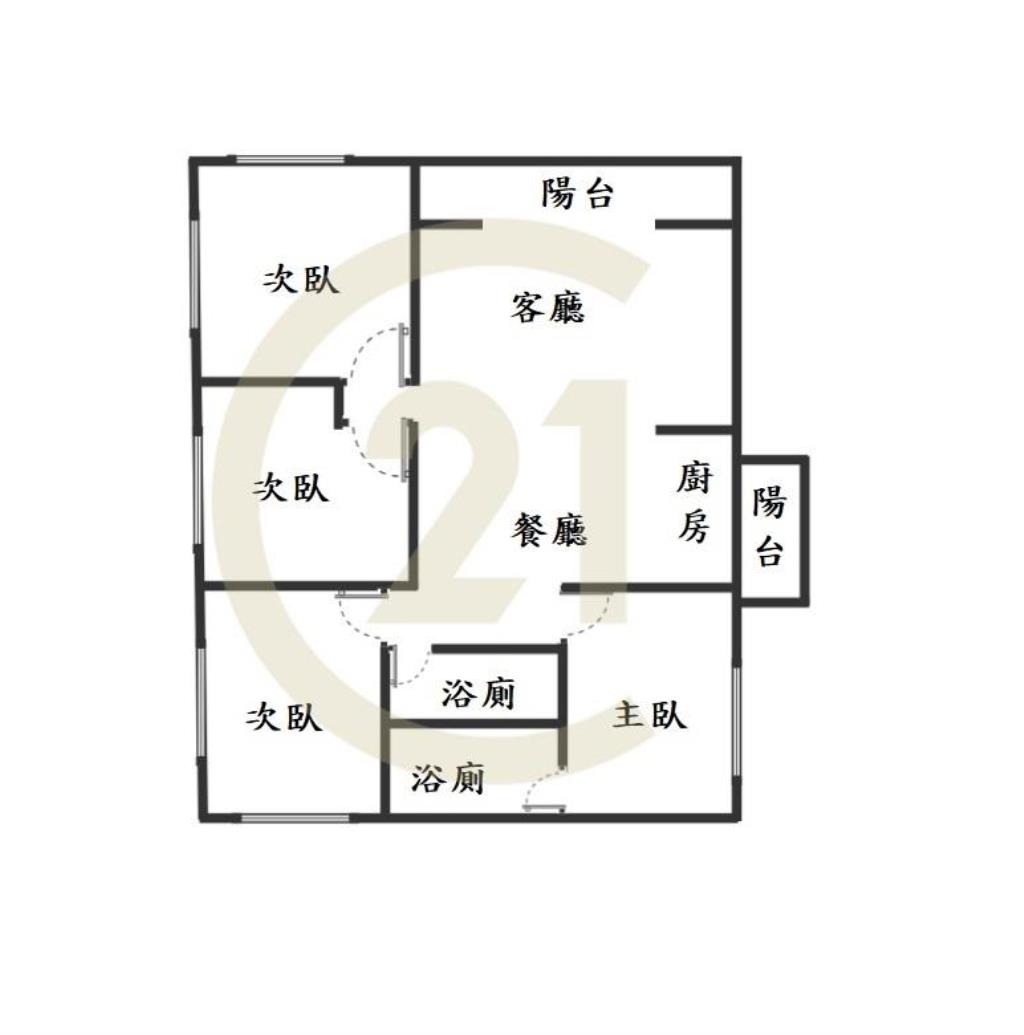 中科麗景天地大四房雙平車