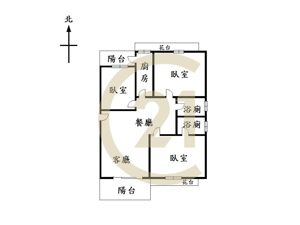 大墩學區3房平車