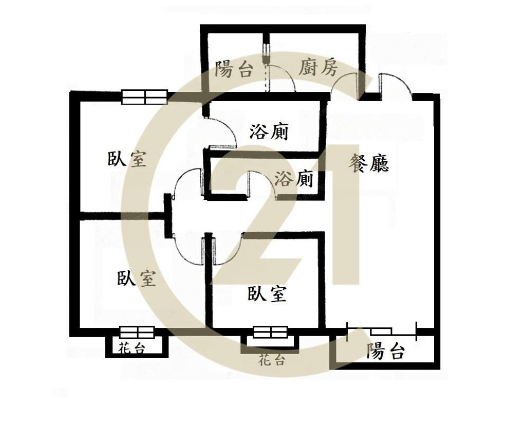 中科國安甲區大三房