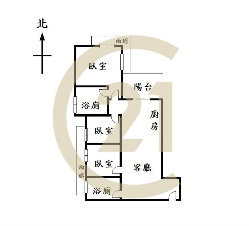 單元二潤隆三房平車