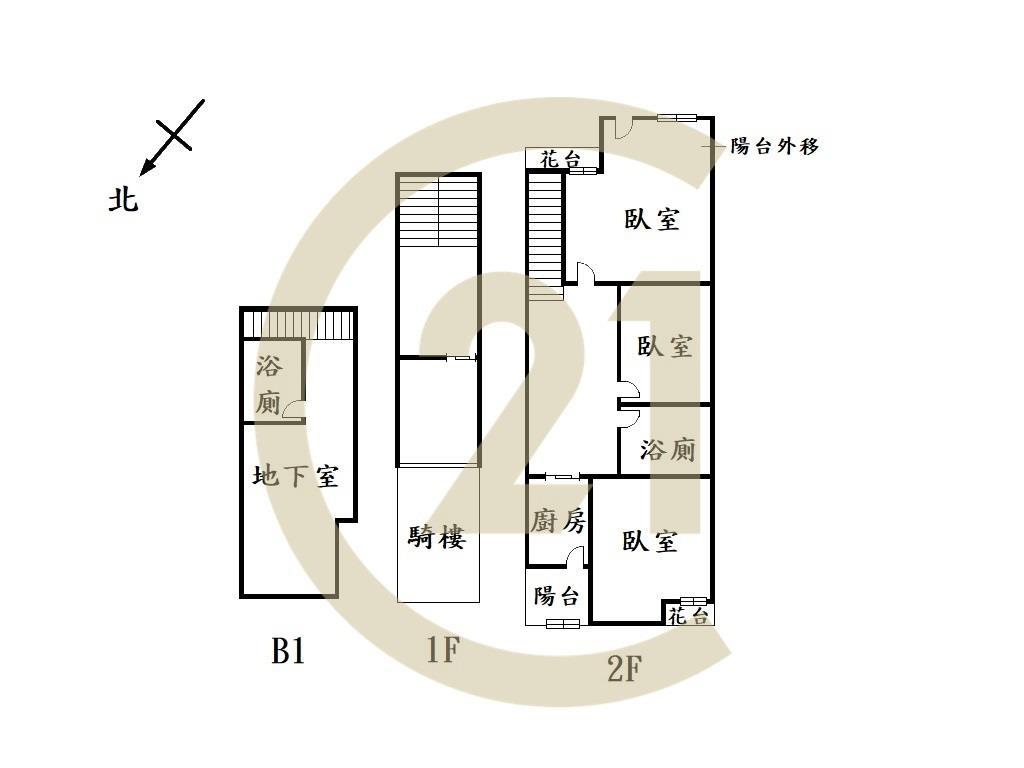 國圖館南平路三房住店合一