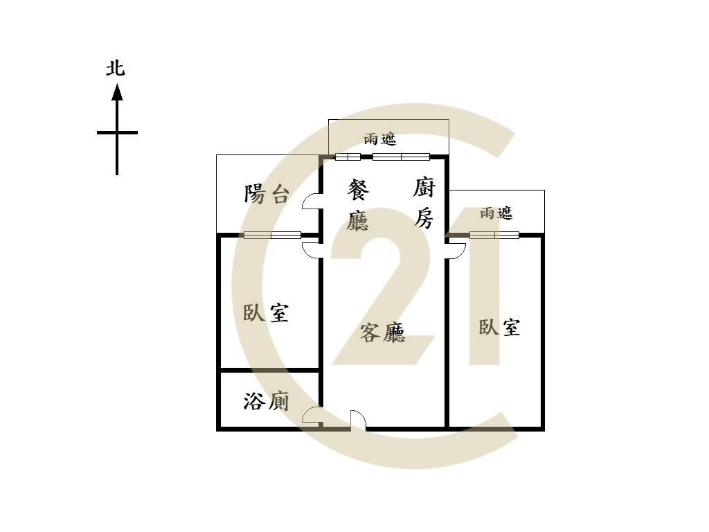 七期博克萊高樓2房平車
