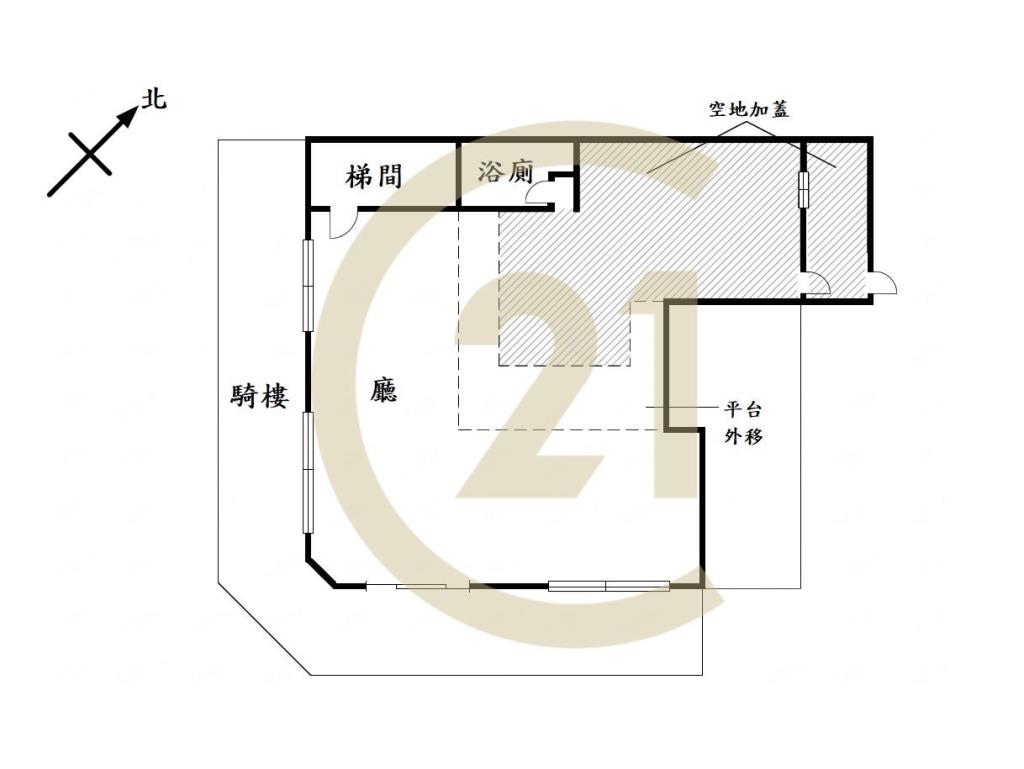 正市府捷運站燙金角店(三角窗)