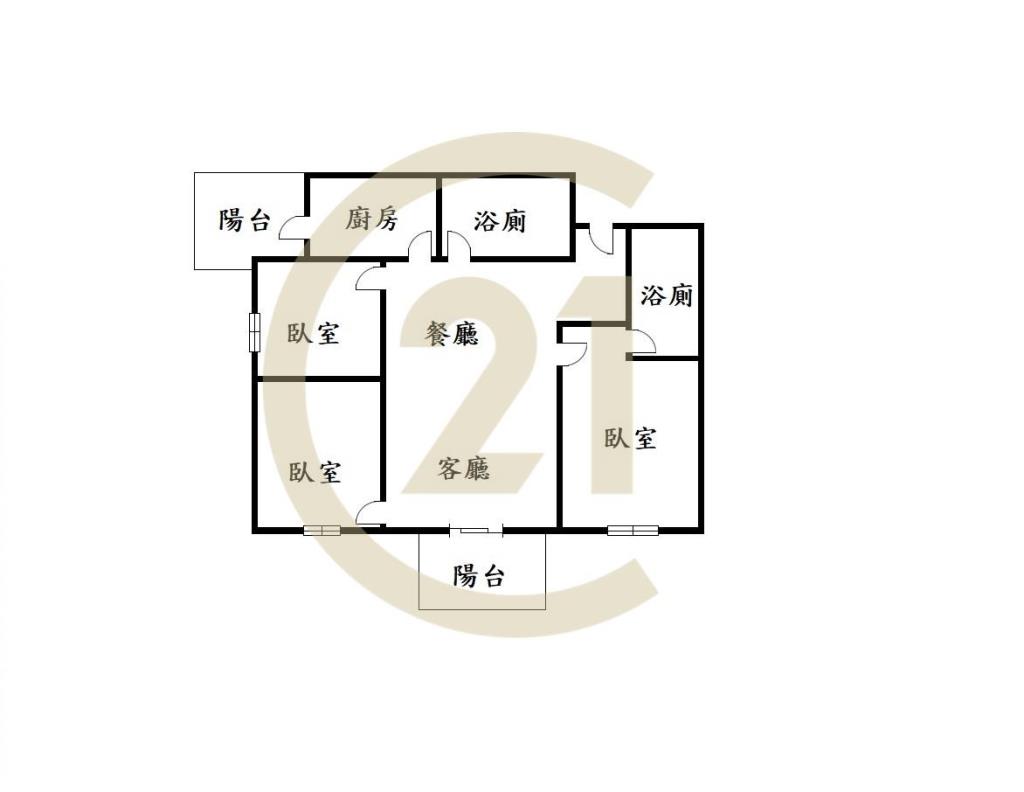 雲品特區邊間三房平車