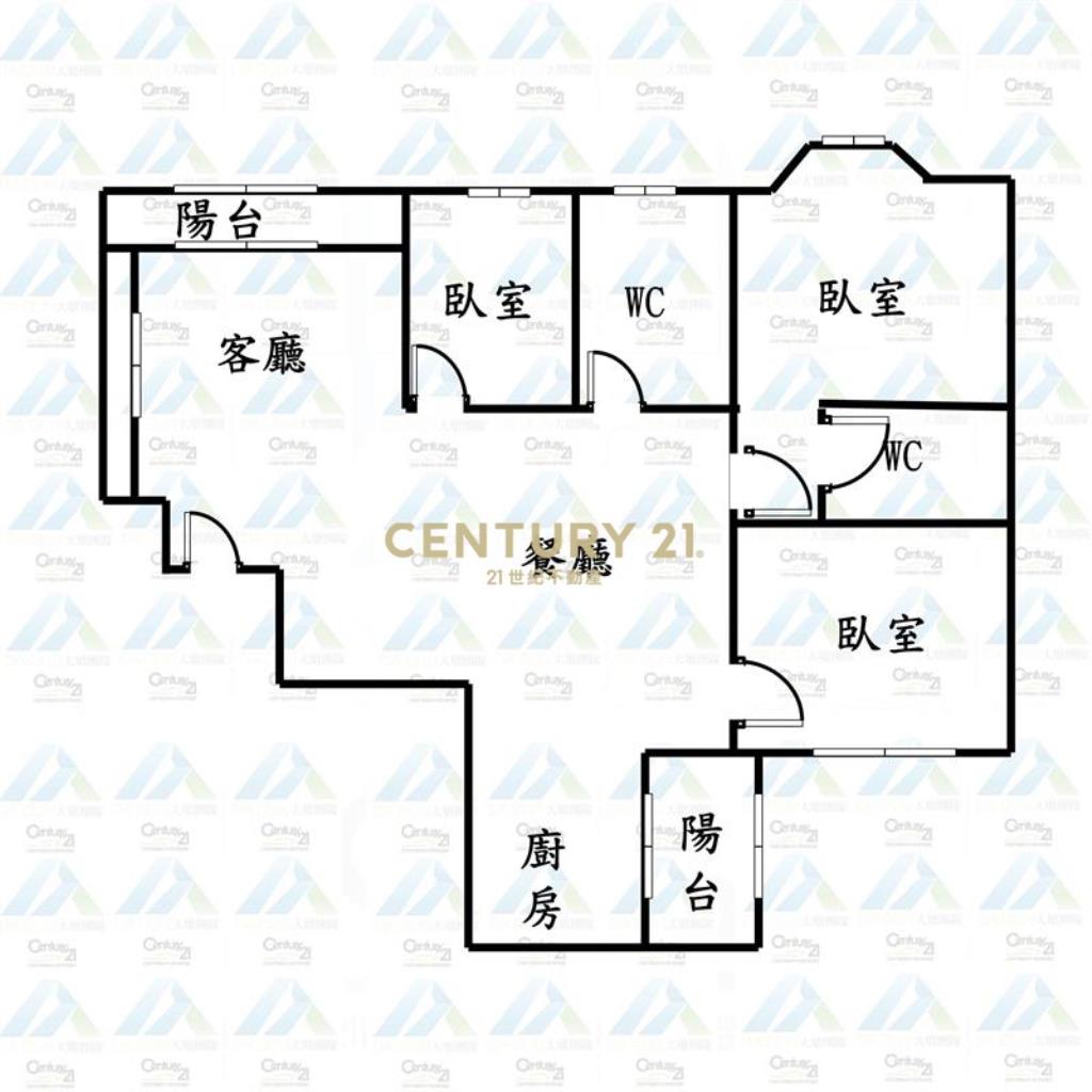 忠太綠園道第一排｜全新整理三房