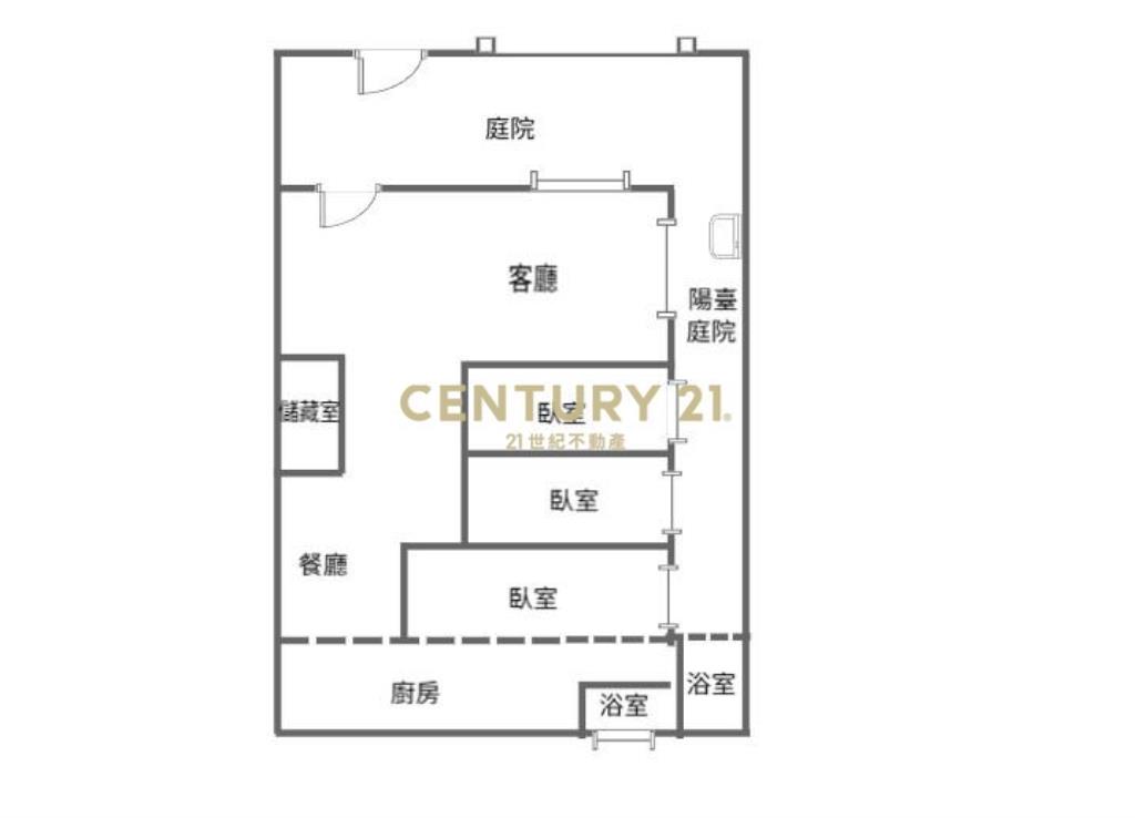 稀有大面寬一樓雙車公寓