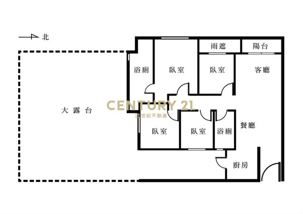 租湖濱城｜四房平車18坪大露台