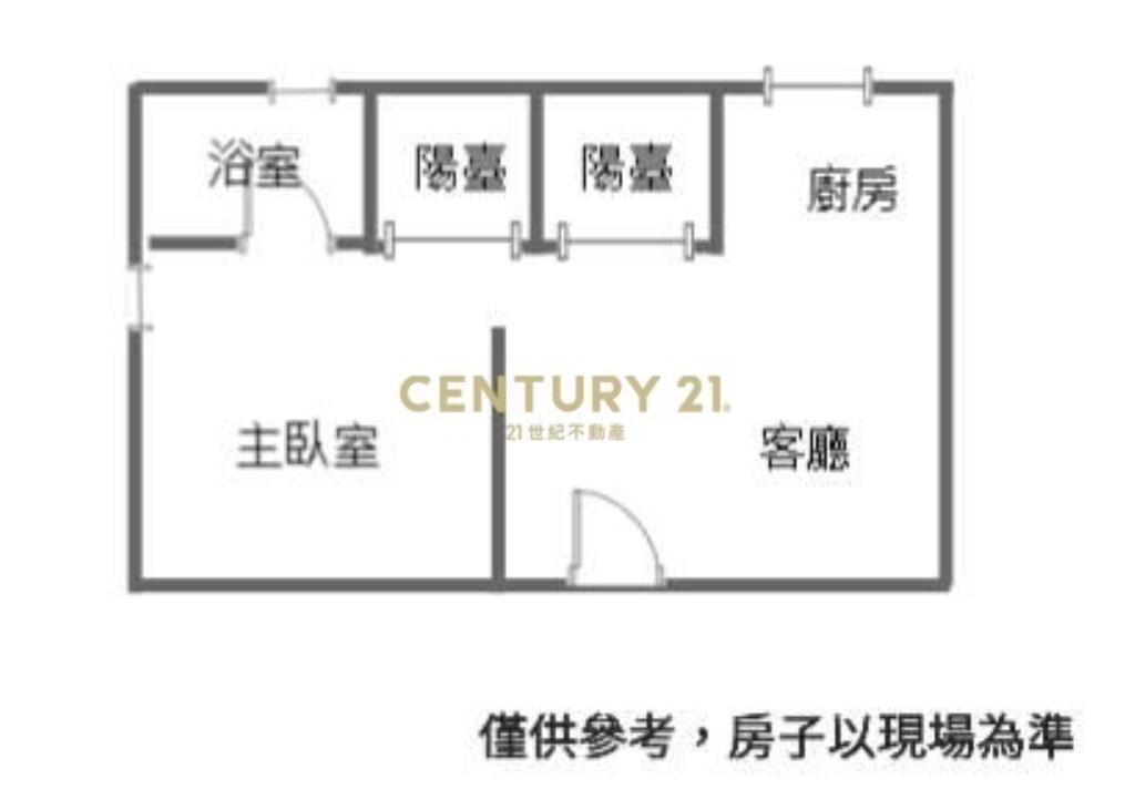 虎尾高鐵1房1廳+小廚房