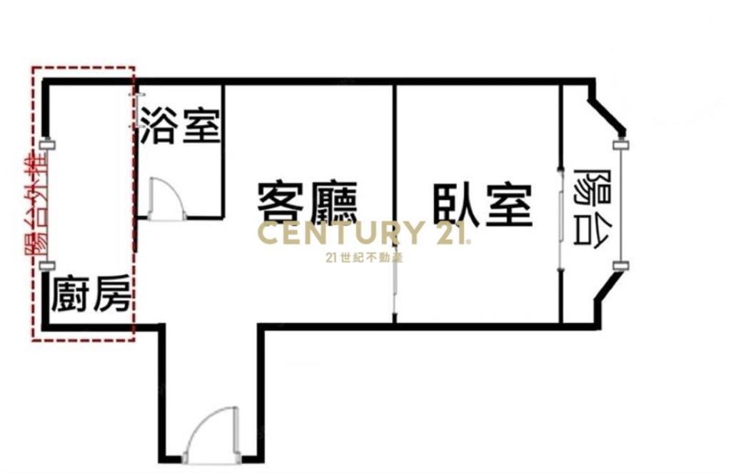 五期大業國中學區宅採光次頂樓