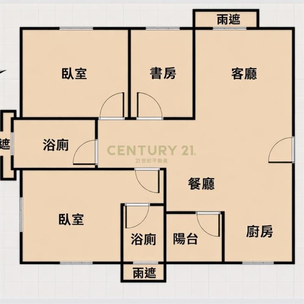 水湳經貿之星三房平車