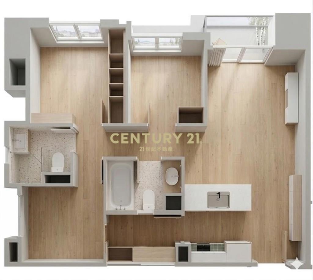八月小確幸@雙衛浴開窗三房車位