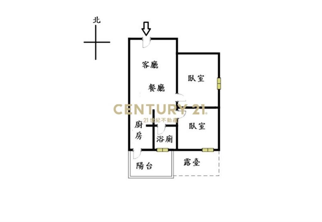 富宇世界花園二樓露臺戶