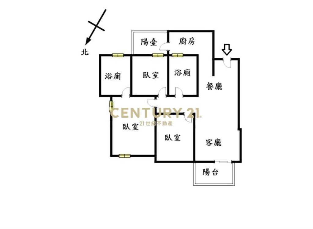 富宇上和苑三房平車