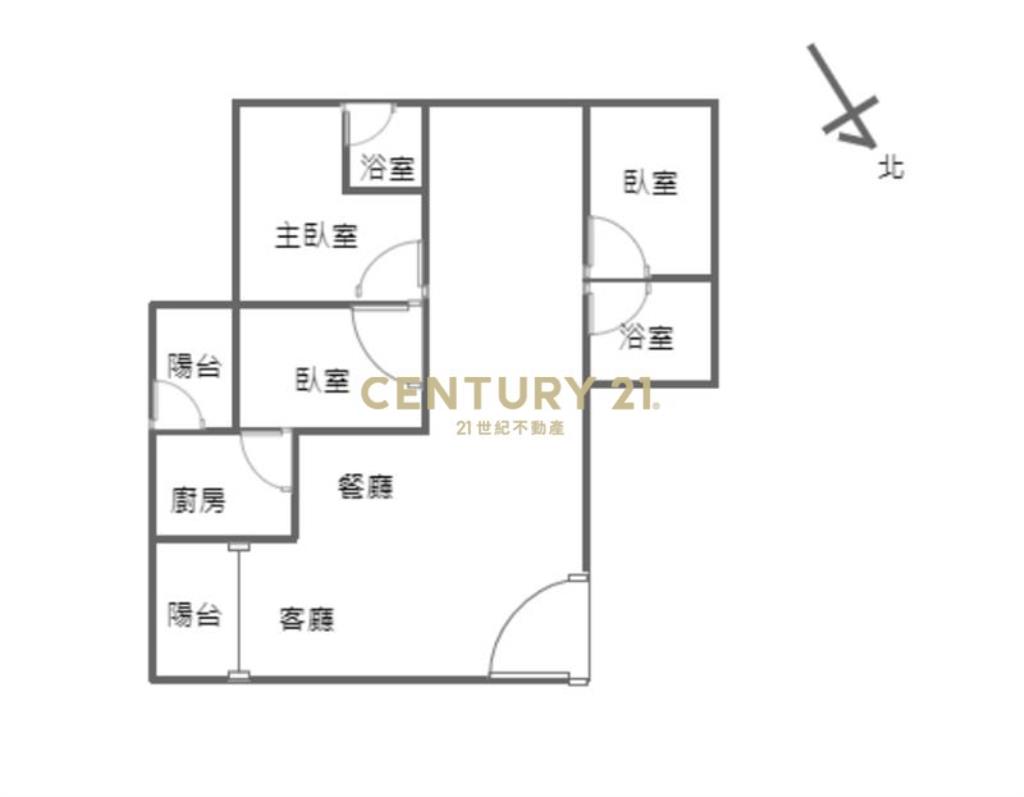 中山醫旁捷運視野3房