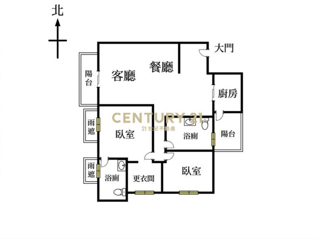 總太拾光次頂樓兩房平車