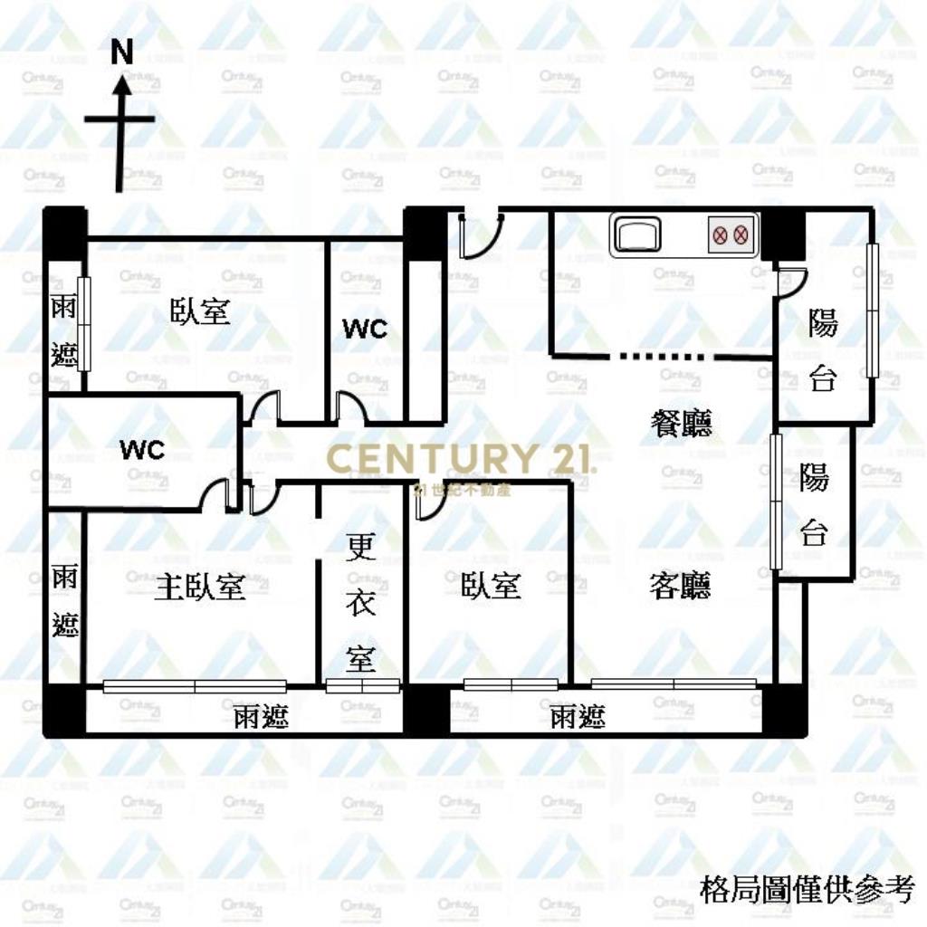 華太松濤精品三房雙平車