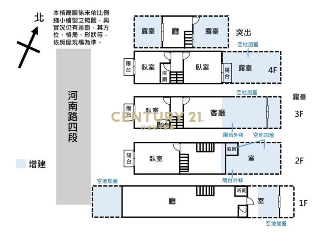 河南路臨路透天店面