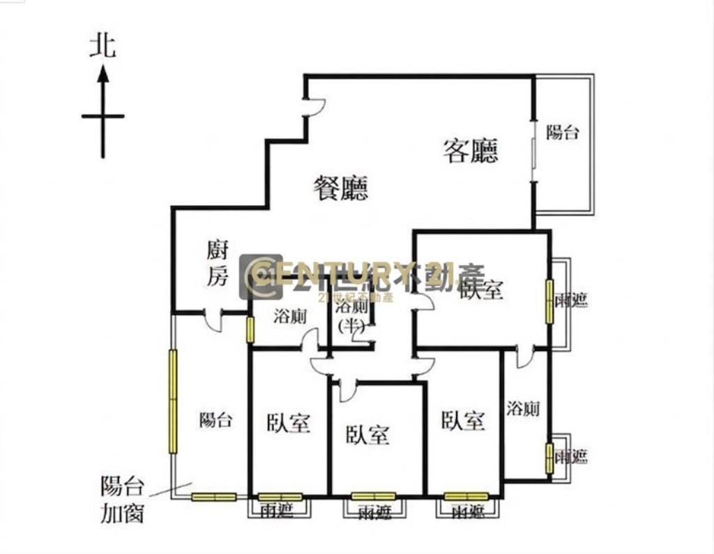 總太國美高樓4房雙平車