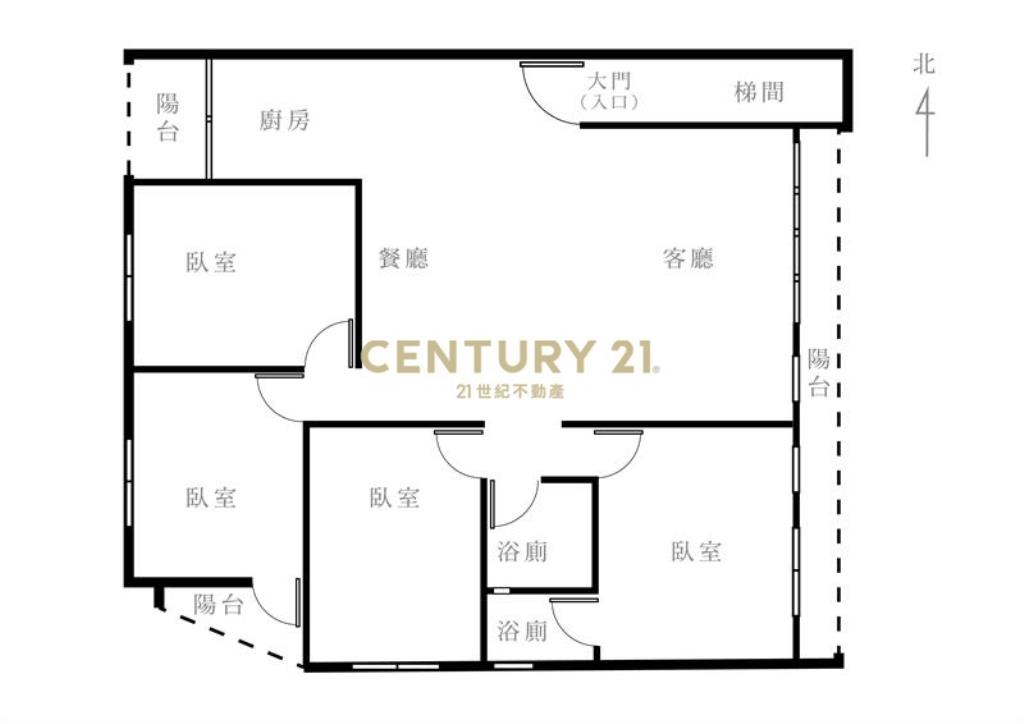 北屯太原路4房低價公寓